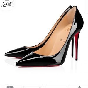 Christian Louboutin, So Kate Heel Black Patent Leather 100 mm
